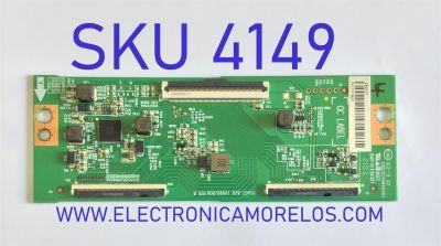 T-CON PARA TV HISENSE / NUMERO DE PARTE 280337 / RSAG7.820.10595/ROH / TX211F3BJ1 / MODELO 55U6G 55A66FUA